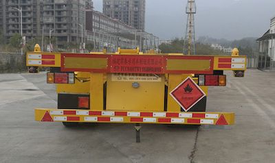 Changchunyu Chuangbai Automobile FCC9400TWY Transport semi-trailer of dangerous goods tank frame