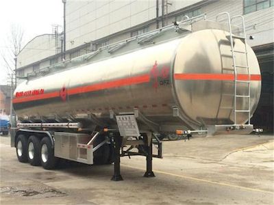 Dongfeng  DFZ9408GYY Aluminum alloy oil transport semi-trailer