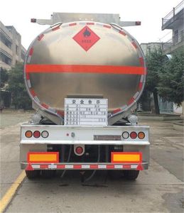 Dongfeng  DFZ9408GYY Aluminum alloy oil transport semi-trailer