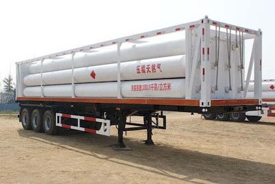 Wuyue  TAZ9403GGY Hydraulic sub station high-pressure gas long pipe semi-trailer