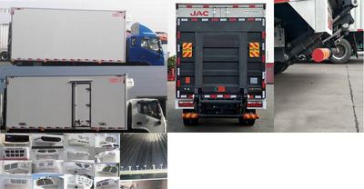 Jianghuai brand automobiles HFC5100XLCP71K1C6V Refrigerated truck