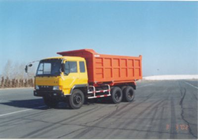 Jiefang Automobile CA3237P1K2T1 6 × 4 flat head diesel dump truck