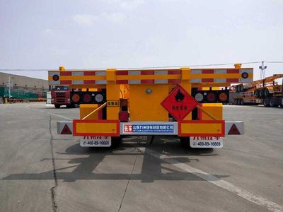 Tongguang Kyushu  MJZ9401TWY Transport semi-trailer of dangerous goods tank frame