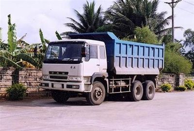 Jiefang Automobile CA3331P2K1T1 6 × 4 flat head diesel dump truck