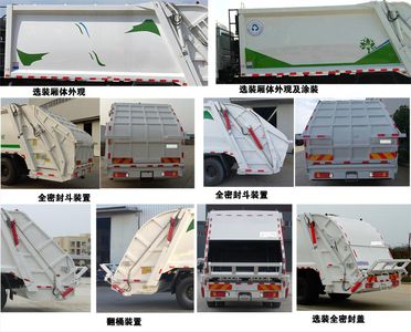 Chusheng  CSC5186ZYSB6 Compressed garbage truck