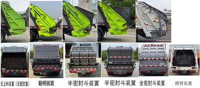 Emperor Environmental Sanitation  HDW5071ZYSH6 Compressed garbage truck