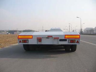 Huanda  BJQ9400TDP Low flatbed semi-trailer