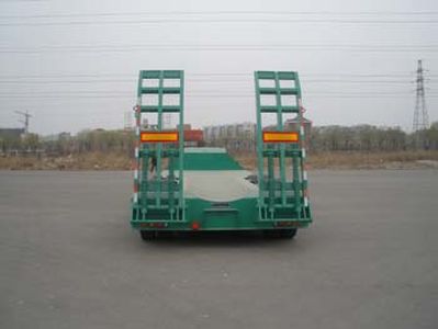 Huanda  BJQ9400TDP Low flatbed semi-trailer