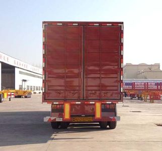 Huayue Xing brand automobiles FNZ9403XXY Box transport semi-trailer