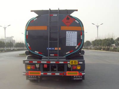 Lingyu  CLY9404GRYC Flammable liquid tank transport semi-trailer