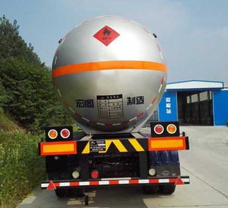 Hongtu  HT9409GYQA8 Semi trailer for liquefied gas transportation