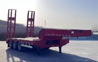 Yixiangtong  QAT9385TDP Low flatbed semi-trailer