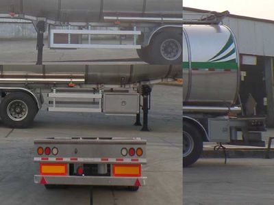 Jianghuai Yangtian  CXQ9402GYS Aluminum alloy liquid food transportation semi-trailer