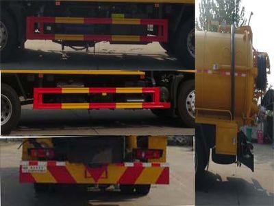 Huatong brand automobiles HCQ5180GXWDF6 Suction vehicle