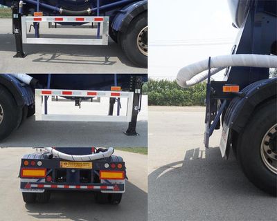 Honghe Beidou  SHB9404GFLA Medium density powder material transportation semi-trailer