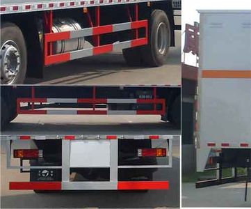 Zhongqi Liwei brand automobiles HLW5250XRQ5ZZ Flammable gas box transport vehicle