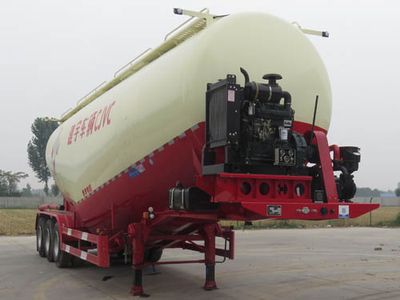 Jianyu brand automobile YFZ9400GFL55 Low density powder material transportation semi-trailer