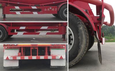 Jianyu brand automobile YFZ9400GFL55 Low density powder material transportation semi-trailer