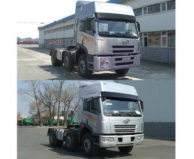 Jiefang Automobile CA4252P21K2T3B2E Flat headed diesel semi-trailer tractor