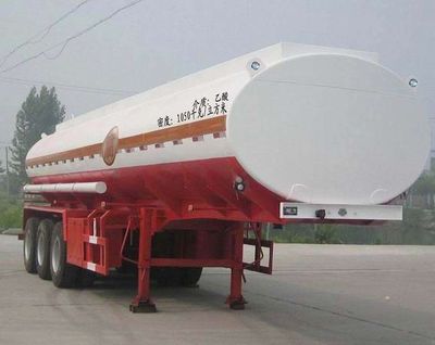 Qilu Zhongya  DEZ9400GFW Tank transport semi-trailer for corrosive substances