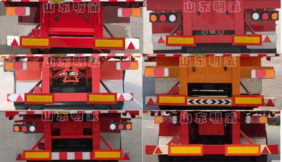 Huaxing Jiangshan brand automobiles SMW9400TPBE Flat transport semi-trailer