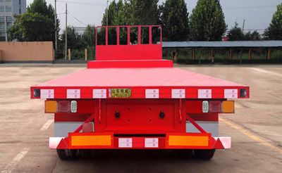 Huaxing Jiangshan brand automobiles SMW9400TPBE Flat transport semi-trailer