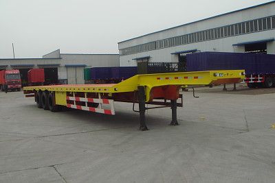 Juwang  ZJW9280TDP Low flatbed semi-trailer