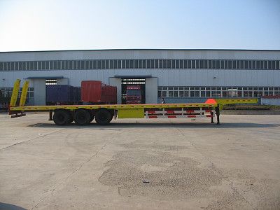 Juwang  ZJW9280TDP Low flatbed semi-trailer