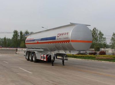 Tongyada  CTY9404GRYLJ Aluminum alloy flammable liquid tank transport semi-trailer