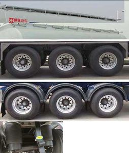 Tongyada  CTY9404GRYLJ Aluminum alloy flammable liquid tank transport semi-trailer