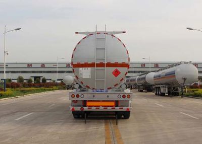 Tongyada  CTY9404GRYLJ Aluminum alloy flammable liquid tank transport semi-trailer