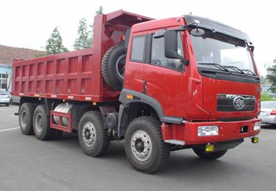 Jiefang Automobile CA3300P2K2L2T4EA80 Flat head diesel dump truck