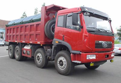 Jiefang Automobile CA3300P2K2L2T4EA80 Flat head diesel dump truck