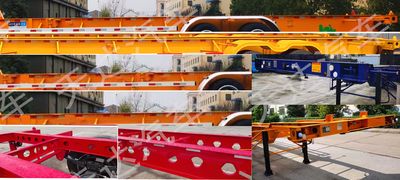 Wanqi Automobile CTD9350TJZG Container transport semi-trailer