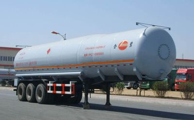 Jinbi  PJQ9404GHY Chemical liquid transportation semi-trailer