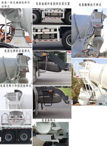 Hunan Automobile HNX5313GJBAL6 Concrete mixing transport vehicle