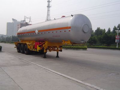 Jiuyuan  KP9403GYQ Semi trailer for liquefied gas transportation