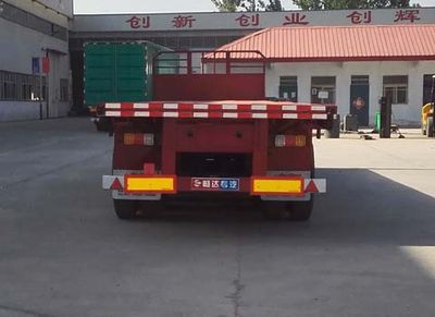 Zhongyun Changda brand automobiles XSQ9400TPB Flat transport semi-trailer