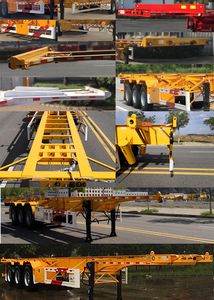 Huajun  ZCZ9400TWYBYG Transport semi-trailer of dangerous goods tank frame