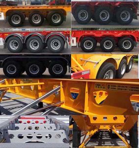 Huajun  ZCZ9400TWYBYG Transport semi-trailer of dangerous goods tank frame