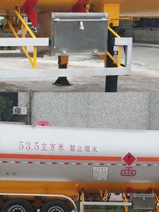 Jiuyuan  KP9401GYQDB Semi trailer for liquefied gas transportation