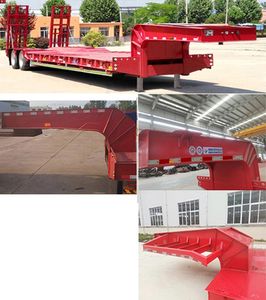 Guoshi Huabang brand automobiles XHB9320TDP Low flatbed semi-trailer