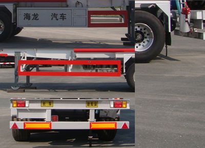 Haifulong  PC9401GYYA Aluminum alloy oil transport semi-trailer