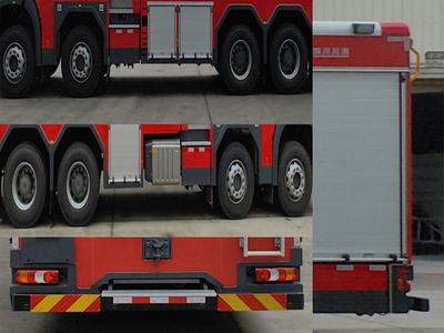 Chuanxiao brand automobiles SXF5382GXFAP180B Compressed air foam fire truck