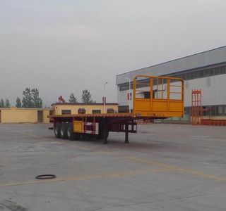 Jinlong Dongjie brand automobiles TDJ9370TPB Flat transport semi-trailer