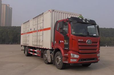 Fengba  STD5260XFWCA6 Corrosive goods box transport vehicle