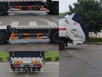 Fulongma  FLM5180ZYSDF5A Compressed garbage truck