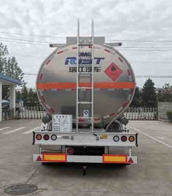 Ruijiang  WL9406GRYGX Aluminum alloy flammable liquid tank transport semi-trailer