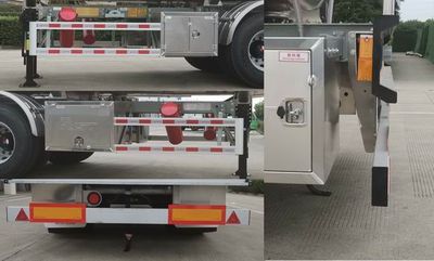 Ruijiang  WL9406GRYGX Aluminum alloy flammable liquid tank transport semi-trailer