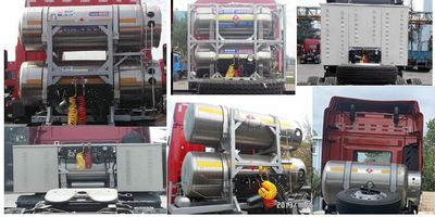 Jiefang Automobile CA4255P25K2T1NE6A80 Semi trailer tractor for dangerous goods transportation